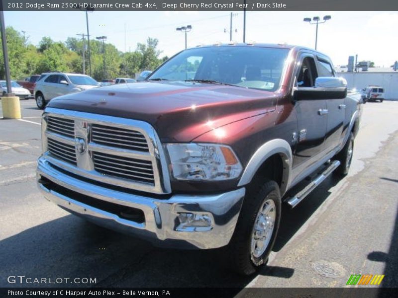 Deep Cherry Red Crystal Pearl / Dark Slate 2012 Dodge Ram 2500 HD Laramie Crew Cab 4x4