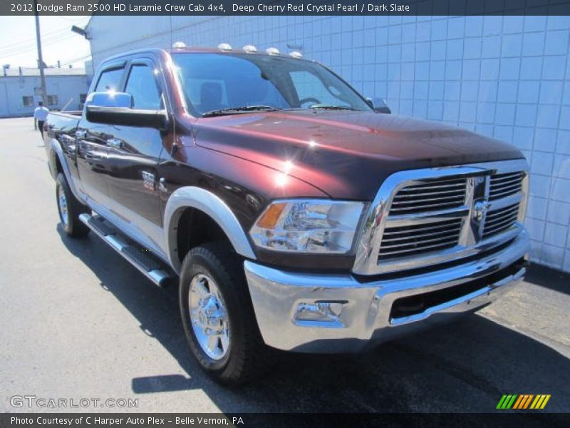 Deep Cherry Red Crystal Pearl / Dark Slate 2012 Dodge Ram 2500 HD Laramie Crew Cab 4x4