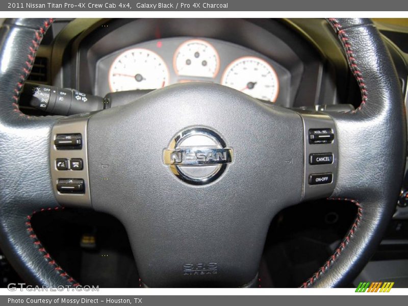 Galaxy Black / Pro 4X Charcoal 2011 Nissan Titan Pro-4X Crew Cab 4x4