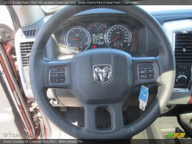 Deep Cherry Red Crystal Pearl / Dark Slate 2012 Dodge Ram 2500 HD Laramie Crew Cab 4x4