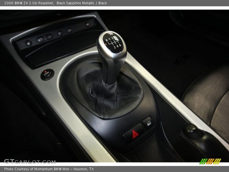 Black Sapphire Metallic / Black 2006 BMW Z4 3.0si Roadster