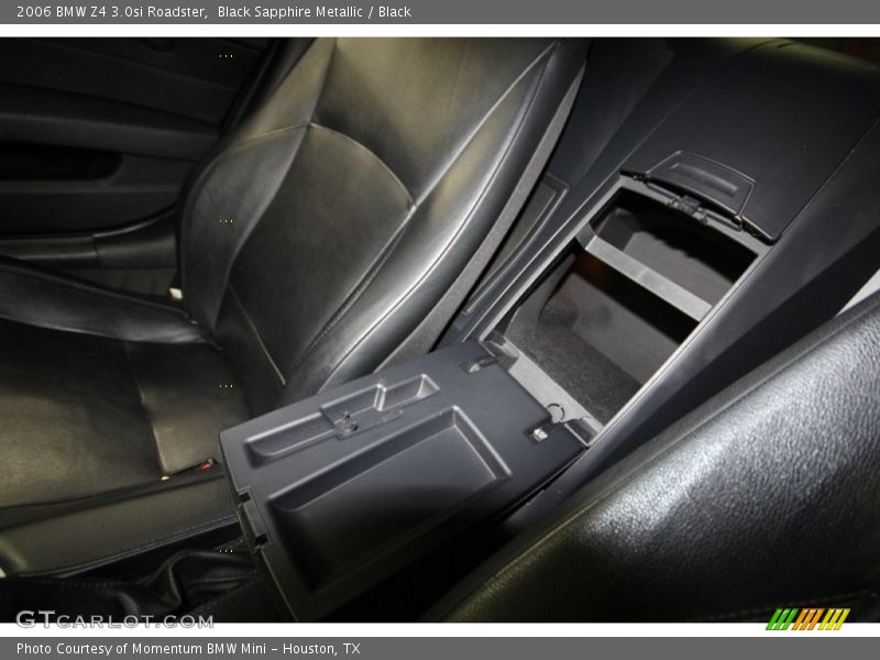 Black Sapphire Metallic / Black 2006 BMW Z4 3.0si Roadster