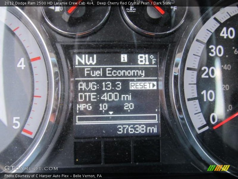 Deep Cherry Red Crystal Pearl / Dark Slate 2012 Dodge Ram 2500 HD Laramie Crew Cab 4x4