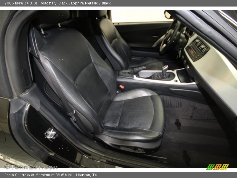 Black Sapphire Metallic / Black 2006 BMW Z4 3.0si Roadster