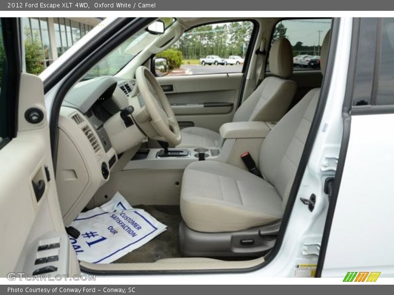 Oxford White / Camel 2012 Ford Escape XLT 4WD
