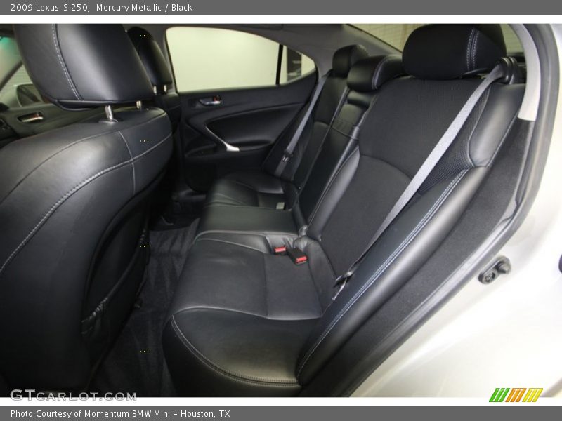 Mercury Metallic / Black 2009 Lexus IS 250
