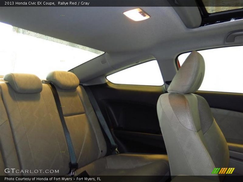 Rallye Red / Gray 2013 Honda Civic EX Coupe