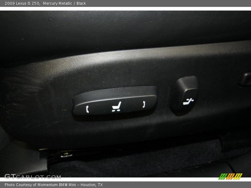 Mercury Metallic / Black 2009 Lexus IS 250