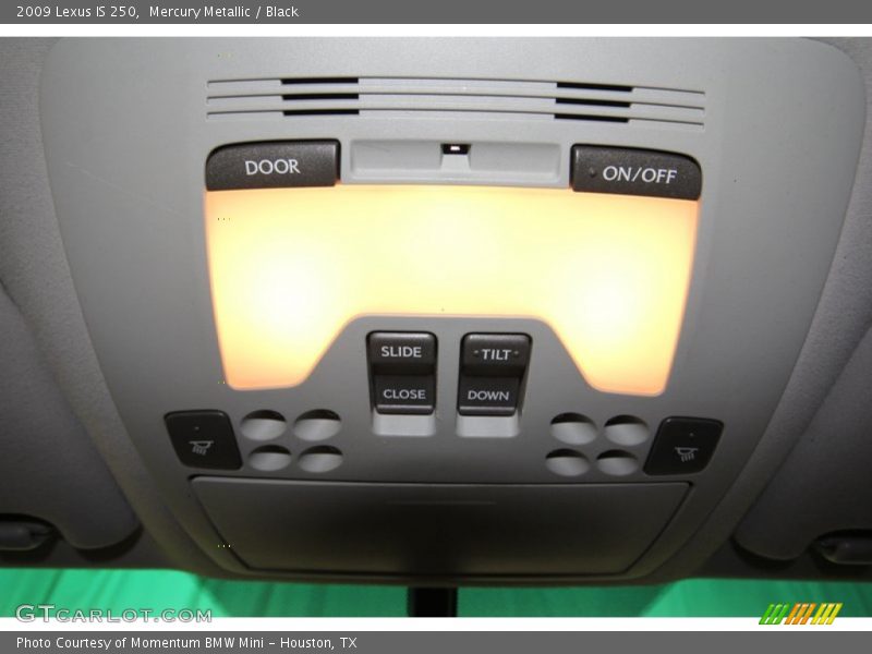 Mercury Metallic / Black 2009 Lexus IS 250