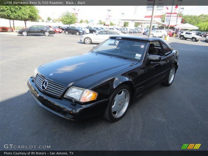 Black / Black 1998 Mercedes-Benz SL 500 Roadster