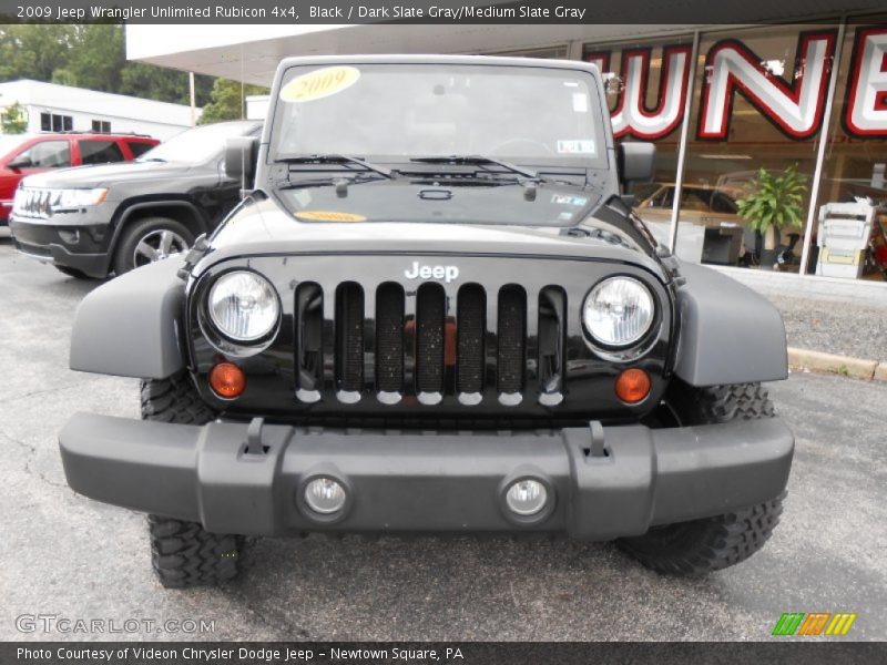 Black / Dark Slate Gray/Medium Slate Gray 2009 Jeep Wrangler Unlimited Rubicon 4x4