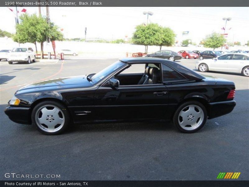 Black / Black 1998 Mercedes-Benz SL 500 Roadster