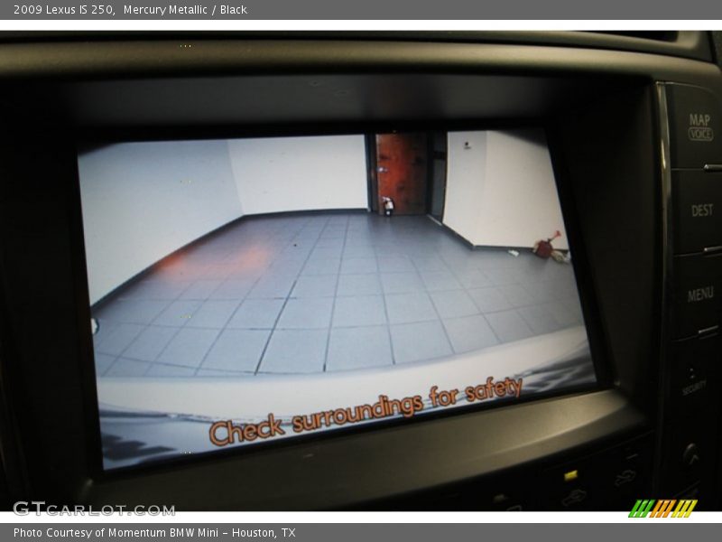 Mercury Metallic / Black 2009 Lexus IS 250