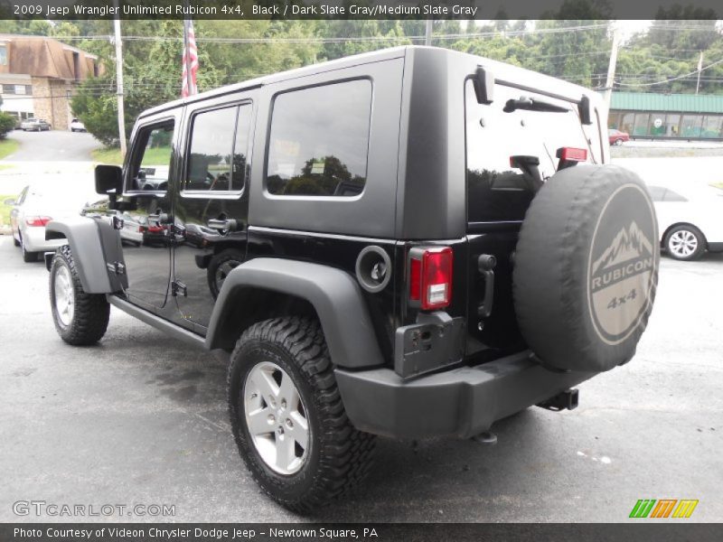 Black / Dark Slate Gray/Medium Slate Gray 2009 Jeep Wrangler Unlimited Rubicon 4x4