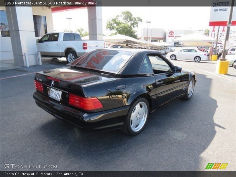 Black / Black 1998 Mercedes-Benz SL 500 Roadster