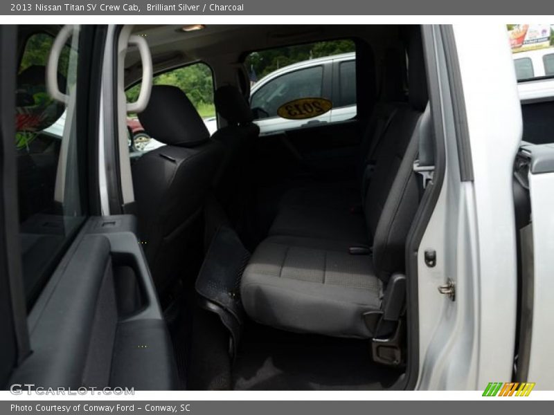 Brilliant Silver / Charcoal 2013 Nissan Titan SV Crew Cab