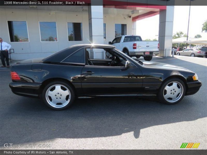 Black / Black 1998 Mercedes-Benz SL 500 Roadster