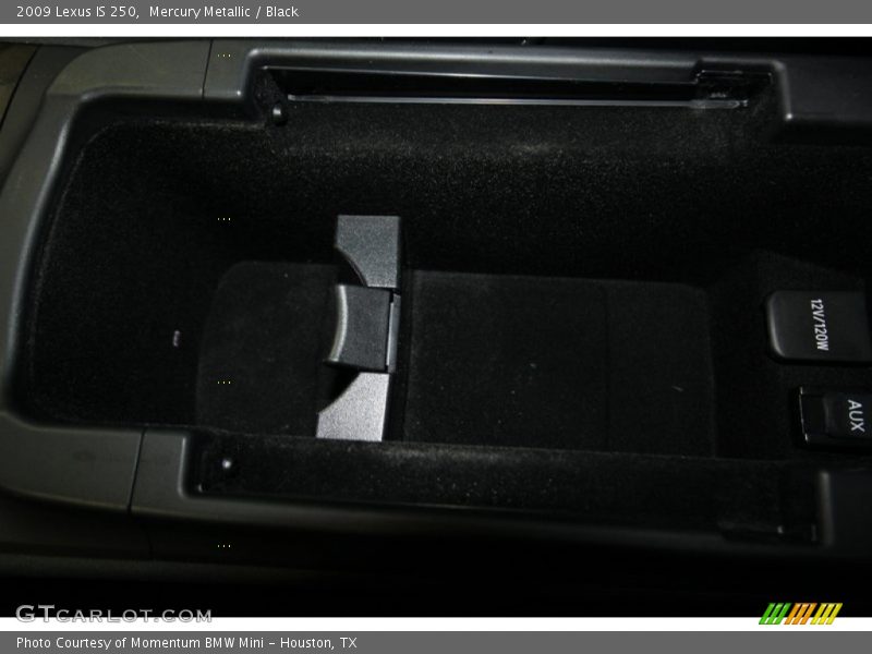 Mercury Metallic / Black 2009 Lexus IS 250