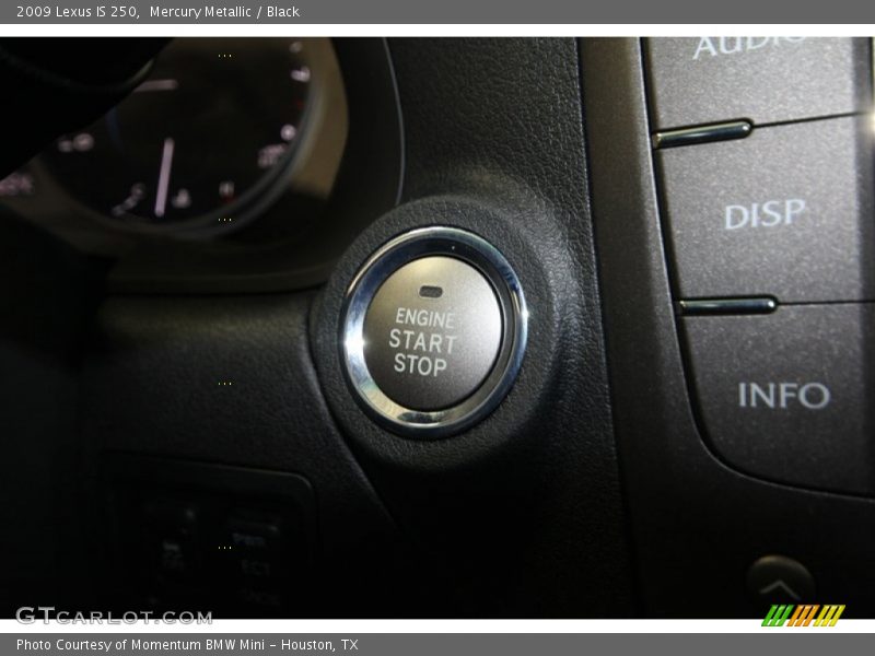 Mercury Metallic / Black 2009 Lexus IS 250