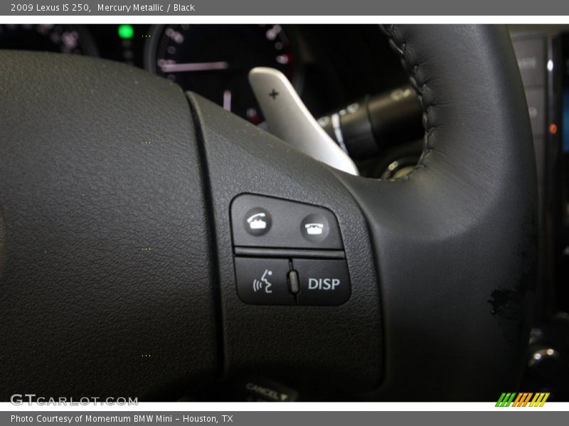 Mercury Metallic / Black 2009 Lexus IS 250