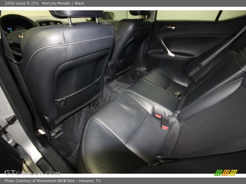 Mercury Metallic / Black 2009 Lexus IS 250