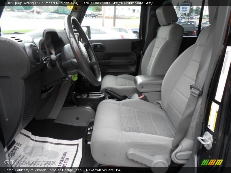 Front Seat of 2009 Wrangler Unlimited Rubicon 4x4