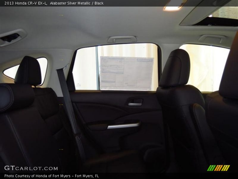 Alabaster Silver Metallic / Black 2013 Honda CR-V EX-L