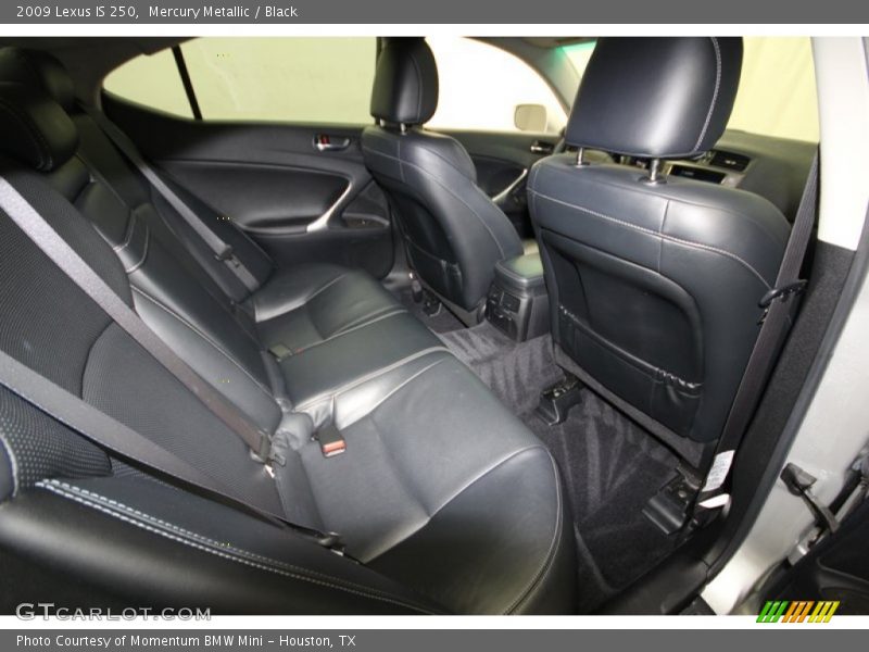 Mercury Metallic / Black 2009 Lexus IS 250