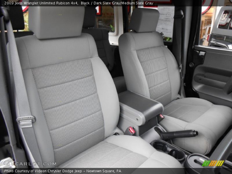 Front Seat of 2009 Wrangler Unlimited Rubicon 4x4
