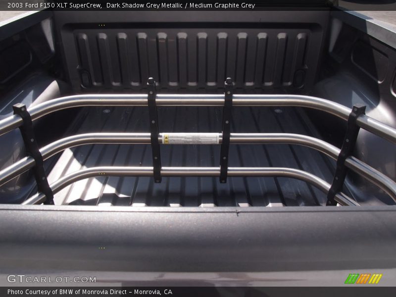 Dark Shadow Grey Metallic / Medium Graphite Grey 2003 Ford F150 XLT SuperCrew