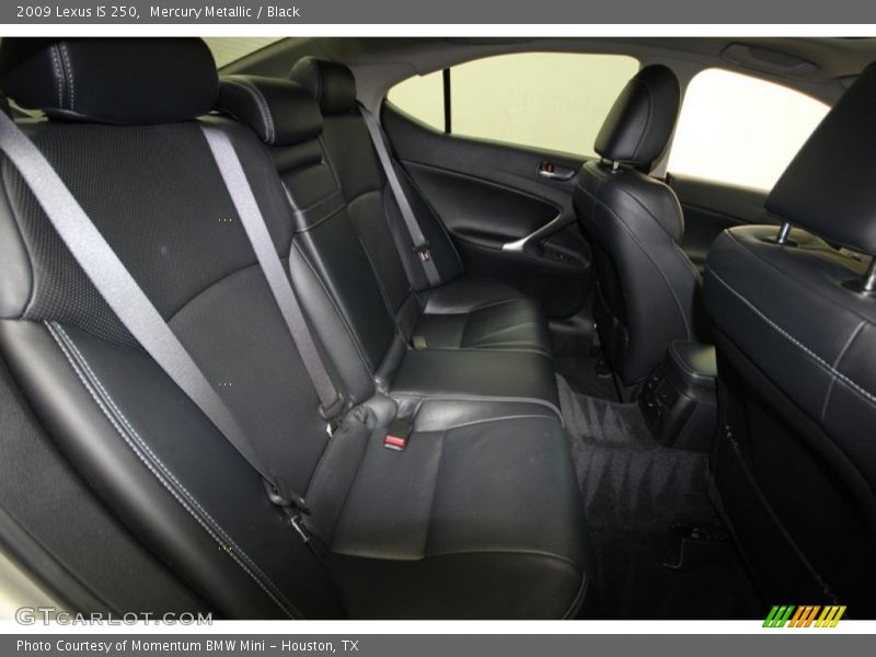 Mercury Metallic / Black 2009 Lexus IS 250