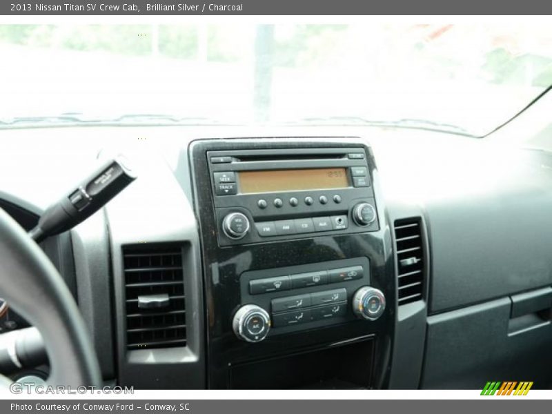Brilliant Silver / Charcoal 2013 Nissan Titan SV Crew Cab