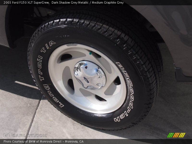 Dark Shadow Grey Metallic / Medium Graphite Grey 2003 Ford F150 XLT SuperCrew