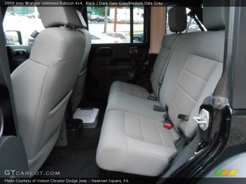 Rear Seat of 2009 Wrangler Unlimited Rubicon 4x4