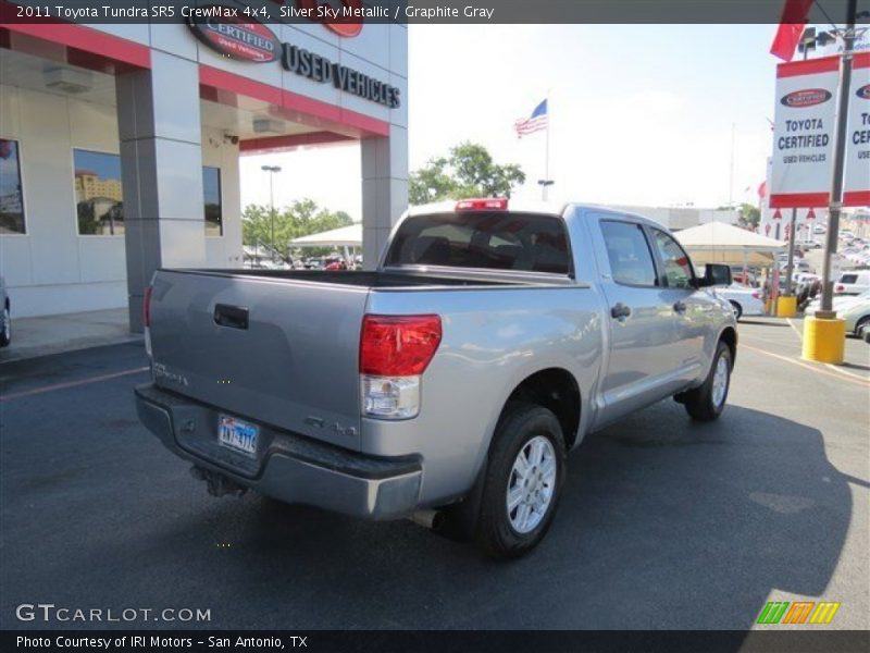 Silver Sky Metallic / Graphite Gray 2011 Toyota Tundra SR5 CrewMax 4x4