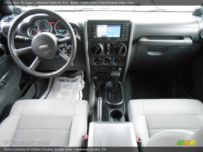 Dashboard of 2009 Wrangler Unlimited Rubicon 4x4