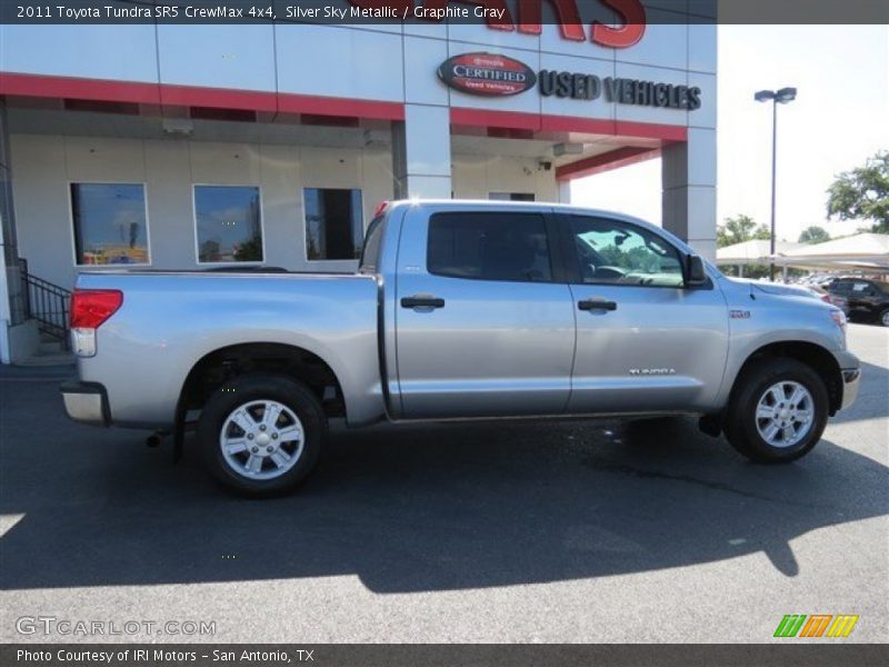 Silver Sky Metallic / Graphite Gray 2011 Toyota Tundra SR5 CrewMax 4x4