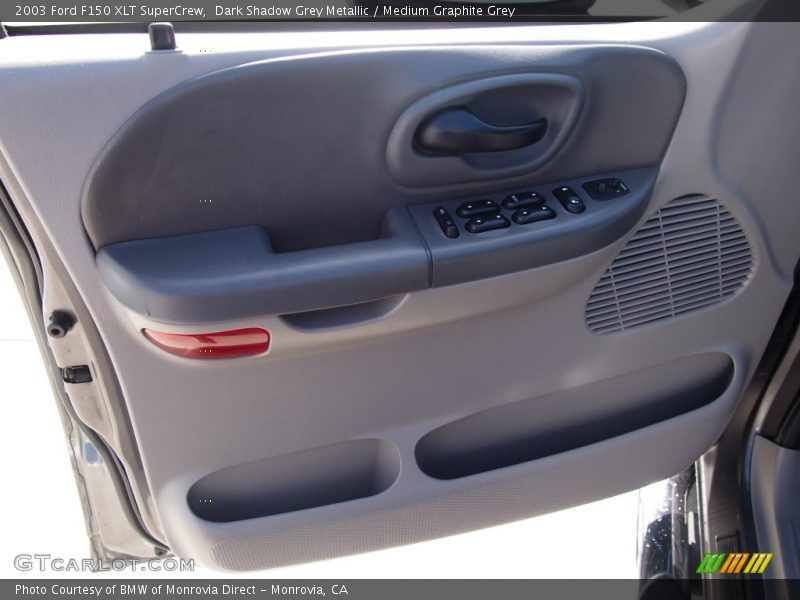 Dark Shadow Grey Metallic / Medium Graphite Grey 2003 Ford F150 XLT SuperCrew