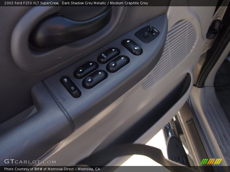 Dark Shadow Grey Metallic / Medium Graphite Grey 2003 Ford F150 XLT SuperCrew