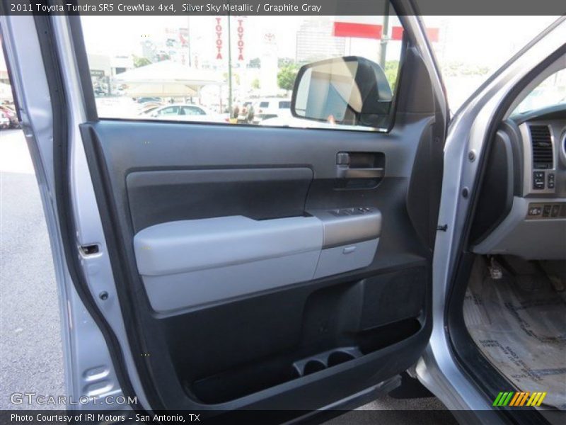 Silver Sky Metallic / Graphite Gray 2011 Toyota Tundra SR5 CrewMax 4x4