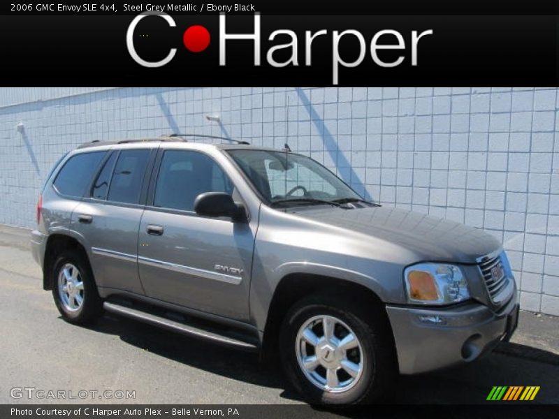 Steel Grey Metallic / Ebony Black 2006 GMC Envoy SLE 4x4