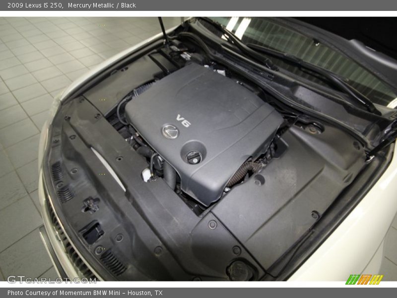 Mercury Metallic / Black 2009 Lexus IS 250