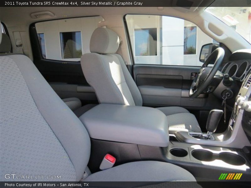 Silver Sky Metallic / Graphite Gray 2011 Toyota Tundra SR5 CrewMax 4x4
