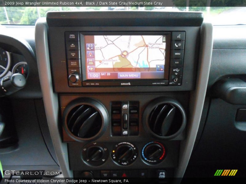 Black / Dark Slate Gray/Medium Slate Gray 2009 Jeep Wrangler Unlimited Rubicon 4x4