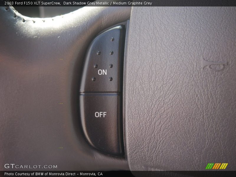 Dark Shadow Grey Metallic / Medium Graphite Grey 2003 Ford F150 XLT SuperCrew