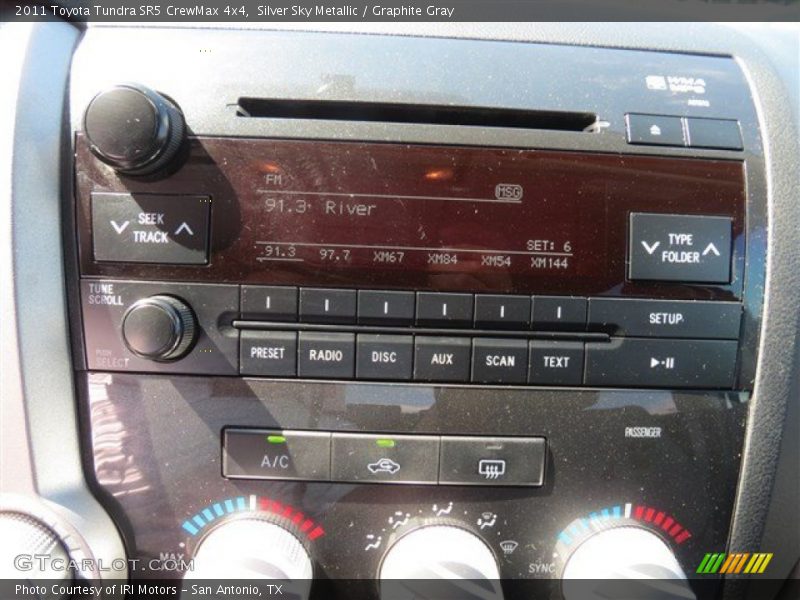 Silver Sky Metallic / Graphite Gray 2011 Toyota Tundra SR5 CrewMax 4x4
