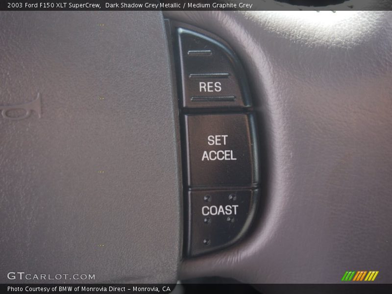 Dark Shadow Grey Metallic / Medium Graphite Grey 2003 Ford F150 XLT SuperCrew