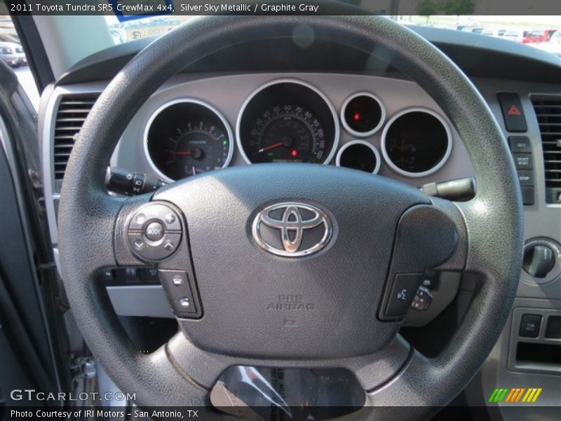 Silver Sky Metallic / Graphite Gray 2011 Toyota Tundra SR5 CrewMax 4x4