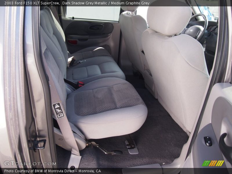Dark Shadow Grey Metallic / Medium Graphite Grey 2003 Ford F150 XLT SuperCrew