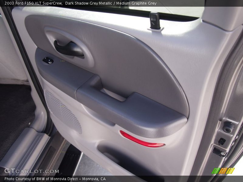 Dark Shadow Grey Metallic / Medium Graphite Grey 2003 Ford F150 XLT SuperCrew